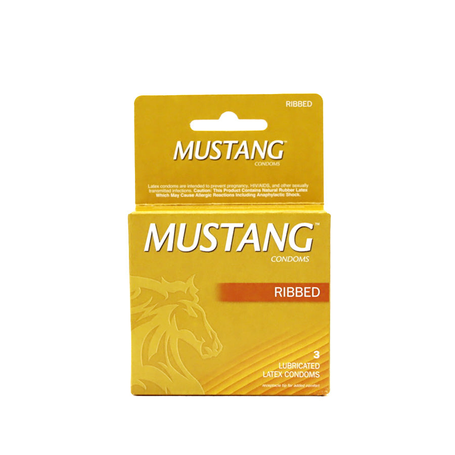 MUSTANG CONDOM 3 CT - Bellso